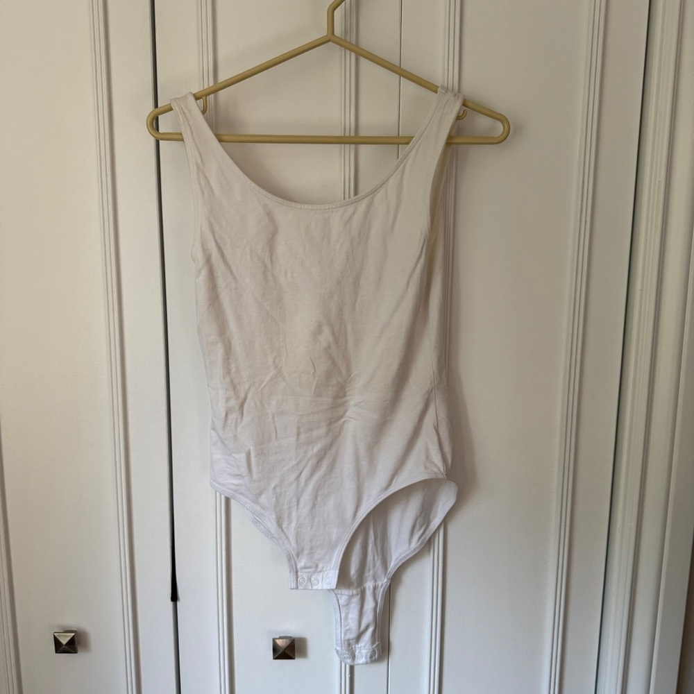 Classic White Tanktop Bodysuit